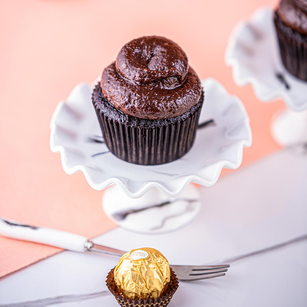 Ferrero Rocher cupcake